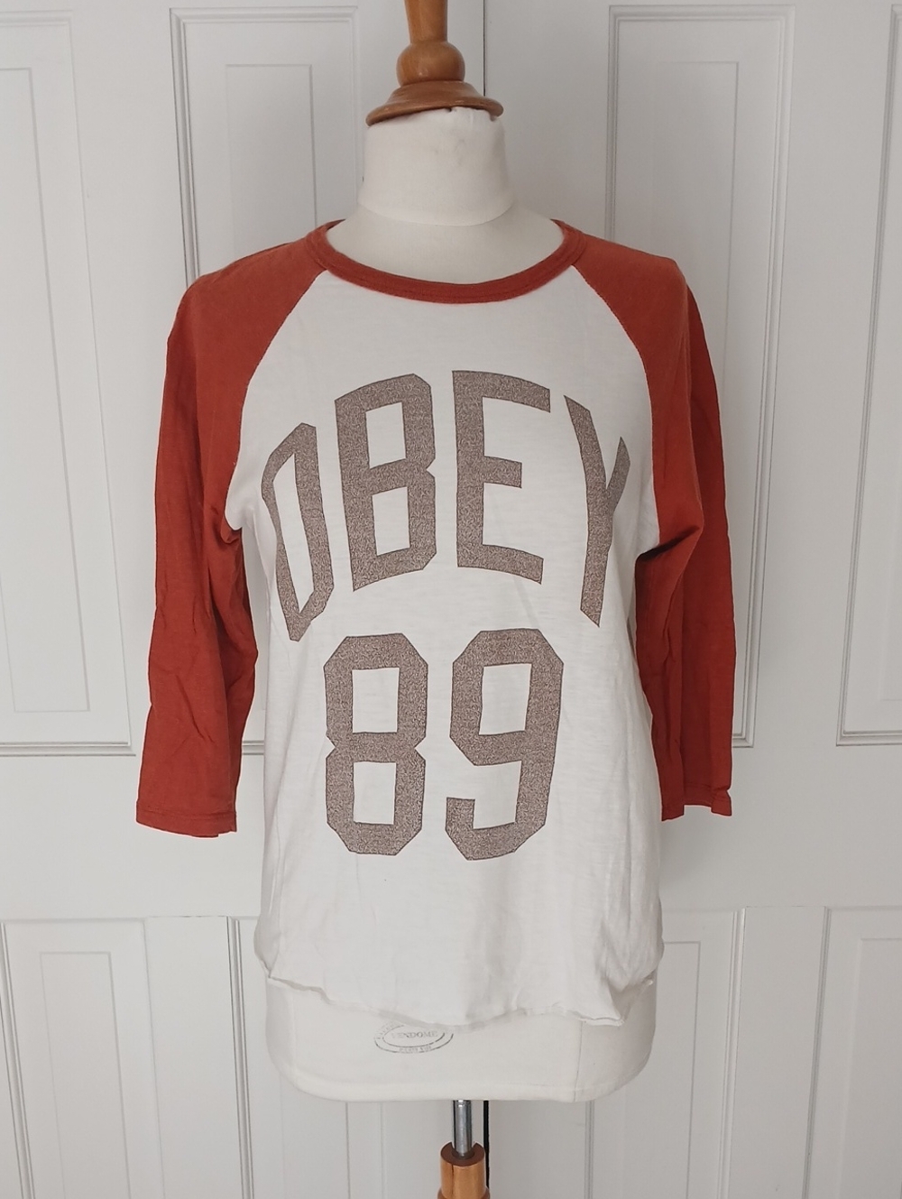 Obey Raglan Baseball Tee Shirt